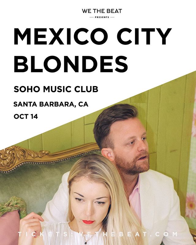 SB friends, we&rsquo;re very excited to be playing Soho on 9/14. Tickets available at the link in bio. Also be sure to tune in to @929kjee tonight at 7pm :)